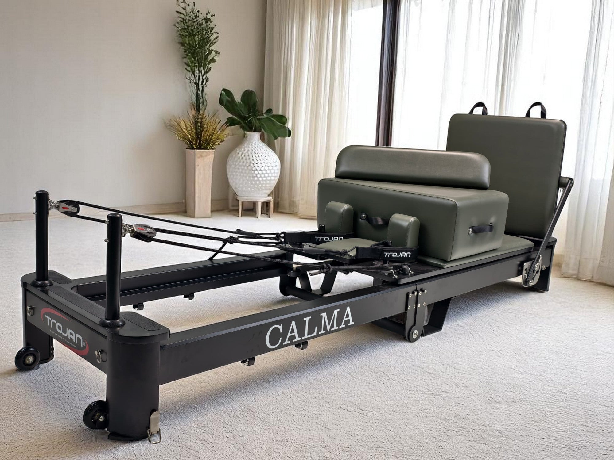 Trojan " Calma " GREEN Folding Aluminium Reformer Inc Box & Jump Board * NEW *
